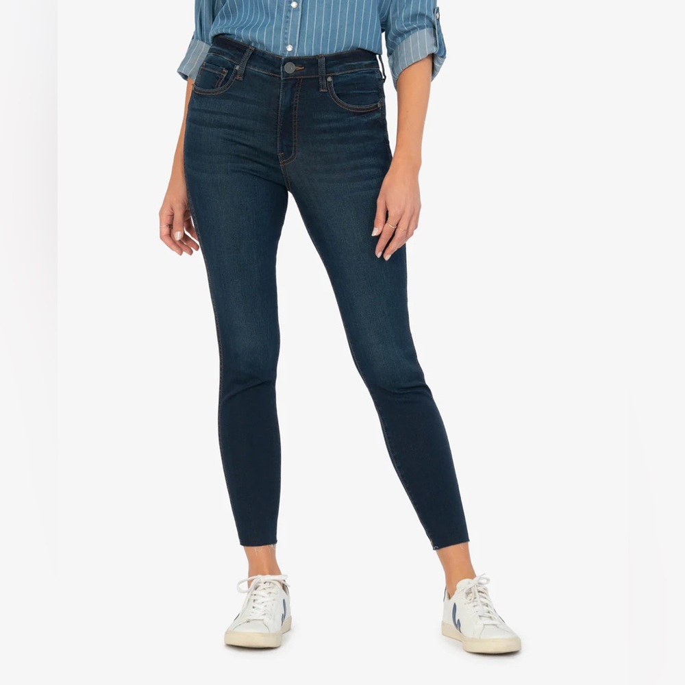 NWT - KUT Jeans Connie High Rise Fab Ab Slim Fit Ankle Skinny size 4